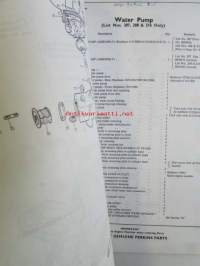 Perkins Diesel Engines Spare parts list to 6.354 Vehicle engine -dieselmoottoreiden varaosaluettelo