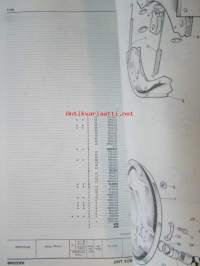 BMC Chassis commerial vehicle types FH K 100 - Chassis service parts list -varaosaluottelo