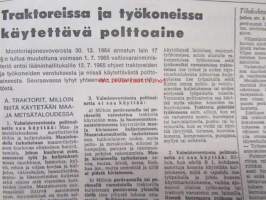 Koneviesti 1967 nr 18 -mm. Tilakohtainen koneellistaminen, Viljakuivaamisen paloturvallisuuteen liian vähän huomiota, Maatalousnäyttelyt - Show business