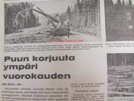 Koneviesti 1967 nr 16 -mm. Viljan siirtoa kuivatusilmalla, Perheviljelmien kotieläintalouden koneellistamisesta, Keskittymisilmiöitä kansainvälisessä