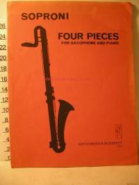 four pieces for saxophone and piano