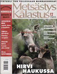 Metsästys ja Kalastus 12 / 2001. Hirvi haukussa. Syksyn viimeiset meritaimenet sisäsaaristosta ja hauet ruovikosta. Itätuuli tuo marrassorsat.