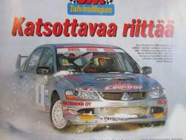 Vauhdin Maailma 2006 nr 1 -mm.  Rallin MM-sarjan 2006 sääntöjä, luokkia, kuljettajia. Vuodenvaihteen kotimaiset rallit Isosyöte, Heinola, Kyläseppä,