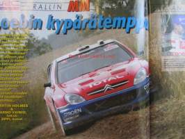 Vauhdin Maailma 2004 nr 10 -mm. Mika Salon mietteitä, Lahden EM-historic ralli, Vähäväkisyyttä, Saksan ja Japanin MM-Ralli Sarjan uusin tuttavuus,