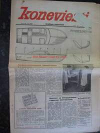 Koneviesti 1958 / 9, 7.5.1958 sis. mm. seur. artikkelit / kuvat; Perämoottorivenettä rakentamaan, Thermaenius ST 256, DT-1§4, karhekokoooja, Olkipoika, Wright,