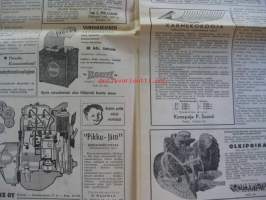 Koneviesti 1958 / 9, 7.5.1958 sis. mm. seur. artikkelit / kuvat; Perämoottorivenettä rakentamaan, Thermaenius ST 256, DT-1§4, karhekokoooja, Olkipoika, Wright,
