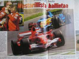 Vauhdin Maailma 2006 nr 5 -mm. Rata-SM 2006. F1-MM San Marino. GP2 Valencia ja Imola. Formula Renault Englanti. DTM Saksa. WTCC 2006. IRL ja CCWS -ratasarjat.