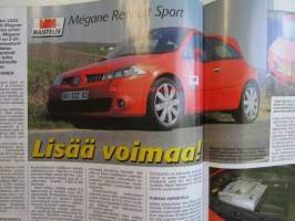 Vauhdin Maailma 2004 nr 6 -mm. SCR-SM Kouvola, KRC-SM Suonenjoki, RC-EM Portugali &amp; Ranska, Rata-SM Alastaro, Formula 1 Espanja, Monaco &amp; Saksa, Ralli-MM Kypros,