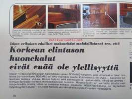 Kodin Maailma 1966 nr 11, sis. mm. seur. artikkelit / kuvat / mainokset; Isä   ja poika, Oma asunto säästämällä - Tuula &amp; Turkka Palkén, Lastulevyä uuden