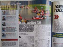 Vauhdin Maailma 2008 nr. 9 -mm. Makasiini. Kolumni Jume. Teema. Isojen poikien hiekkalaatikolla. Erakon elämää. F2 haastaa GP2:n. F1-aerodymaniikka.