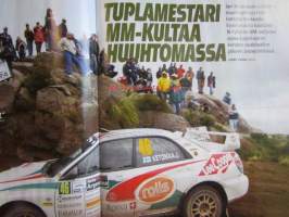 Vauhdin Maailma 2008 nr. 5 -mm. Virnistys tulevaisuudelle. Tallien voimasuhteet voivat muuttua. Uudet rengassäännöt peilessä. Ferrarin tyrmäysisku. Kolumni