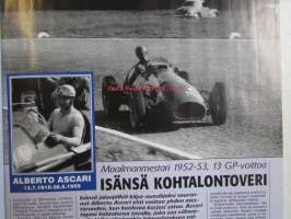 Vauhdin Maailma 2002 nr 13 -mm. Kannessa Nico ja Keke Rosberg. Frank Williams, Kotimainen rata-autoilu, Formula 1 kausi 2002, VM esittelee Alberto Ascari, CART