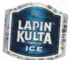 Lapin Kulta Premium ICE- olutetiketti