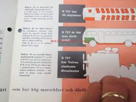 Volvo B-727 linja-auto -myyntiesite ruotsiksi