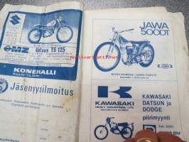Jääspeedway Suomi-Leningrad 31.1.1976 Kisapuistossa -käsiohjelma