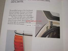 Mercedes-Benz 280 TE -myyntiesite englanniksi / brochure in english