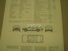 Mercedes-Benz 280 TE -myyntiesite englanniksi / brochure in english
