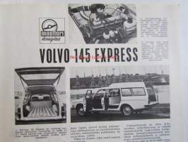 Moottori 1971 nr 2, sis. mm. seur. artikkelit / kuvat / mainokset, kansikuva Sprite asuntovaunu, Onko autosi liikenneturvallinen?, Kirsikka-auto Datsun Cherry,