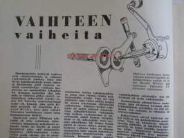 Moottori-urheilu 1960 nr. 7-8 -mm.  David Bickers varmisti EM-arvonsa Ruotsin GP:ssä, Maria Kaizer euroopanmestari, bSA 250 cc C15 -moottoripyörä, Husqvarna