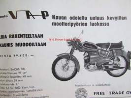 Moottori-urheilu 1960 nr. 6 -mm. IC-350 moottoripyörä, Kiwa -175 moottoripyörä, Morris 1000 Van pakettiauto, Husqarvana 175 ksm Silverpilen, BSA Clubmans 500
