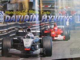 Vauhdin Maailma 2002 nr 6 -mm. Formula 1 Espanja, Itävalta &amp; Monaco, Indy 500, Rata-SM Ahvenisto &amp; Motopark, Kuorma-autojen EM Espanja &amp; Italia, Ralli-MM