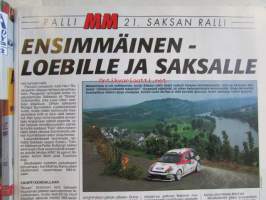 Vauhdin Maailma 2002 nr 10 -mm. WRC-autojen tulevaisuus, Ralli-SM Uusikaupunki, Ralli-MM Saksa, F-Cup Laihia, Historic Rally Trophy Naantali, Formula 1 Unkari &amp;