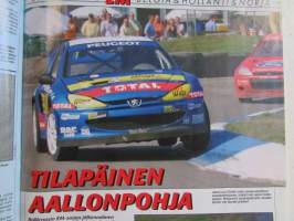 Vauhdin Maailma 2002 nr 10 -mm. WRC-autojen tulevaisuus, Ralli-SM Uusikaupunki, Ralli-MM Saksa, F-Cup Laihia, Historic Rally Trophy Naantali, Formula 1 Unkari &amp;