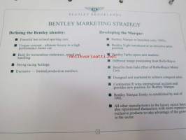 Bentley Brooklands Dealer Launch Manual -malliston lanseerauskansio jälleenmyyjille