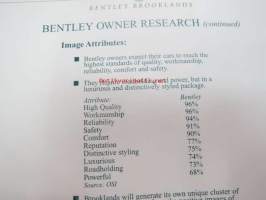 Bentley Brooklands Dealer Launch Manual -malliston lanseerauskansio jälleenmyyjille