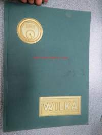 Wilka / Wilhelm Karrenberg - lukkojen ja lukitushelojen tuoteluettelo + 2 erilstä esitettä, kannessa kohopainettu kullanvärinen lukkokehä