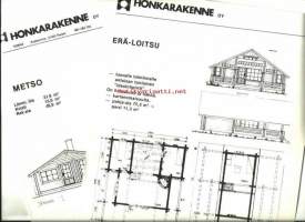 Metso ja Erä-Loitsu  - hirsimökkien myyntiesite 1977