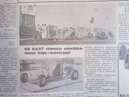 Koneviesti 1959 nr 13 -mm. Autonumero, Auton alusta kösittelyssä, Koepenkki dieselmoottorin ruiskutuspounpun tarkistusaitteena, Mainos Scania Vabis, BMW 600,