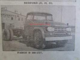 Koneviesti 1959 nr 13 -mm. Autonumero, Auton alusta kösittelyssä, Koepenkki dieselmoottorin ruiskutuspounpun tarkistusaitteena, Mainos Scania Vabis, BMW 600,