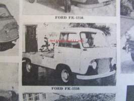 Koneviesti 1959 nr 13 -mm. Autonumero, Auton alusta kösittelyssä, Koepenkki dieselmoottorin ruiskutuspounpun tarkistusaitteena, Mainos Scania Vabis, BMW 600,