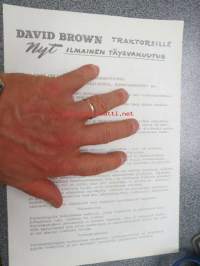 David Brown 950 Implematic tractor / traktori -myyntiesite