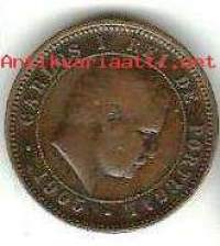 Portugali  5 reis 1905  - kolikko