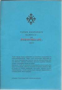 Turun kaupungin ulkoilu- ja virkistysalueet 1977