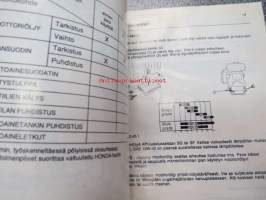 Honda G100 Moottori -käyttöohjekirja mm. suomeksi ja englanniksi