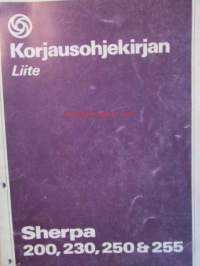 Leyland Sherpa 200, 230, 250 &amp; 255 Korjausohjekirjan liite  (käytetään AKM 3509 kanssa) - Katso tarkemmat mallit ja sisällysluettelo kuvista