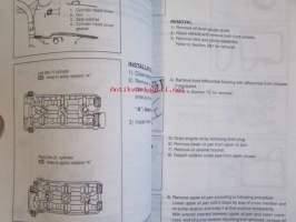 Suzuki SQ416 / SQ 420 / SQ 625  service manual volume 2 of 2 engine- Katso kuvista mallit ja sisällysluettelo paremmin