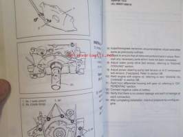 Suzuki SQ416 / SQ 420 / SQ 625  service manual volume 2 of 2 engine- Katso kuvista mallit ja sisällysluettelo paremmin