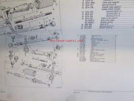 British Leyland Maxi 1500, 1750 an HL Parts Catalogue 1976 1st edition AKM 33 - varaosaluettelo