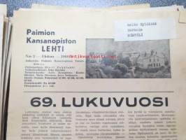 Paimion kansanopisto / Varsinais-Suomen kansanopisto -lehtiä vuosilta 1959-1975 52 kpl