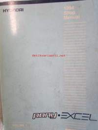 Hyundai Pony Excel, 1994 Shop Manual 1