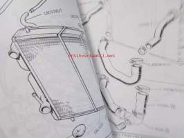 Jaguar XJ-S  H.e. and XJ-SV12  Parts Catalogue (RTC 9888 CD) -varaosaluettelo, Katso tarkemmat mallit ja sisällysluettelo kuvista