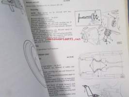 Jaguar XJ12, Daimler Double six series Repair Operations Manual -Korjausopas, Katso tarkemmat mallit ja sisällysluettelo kuvista