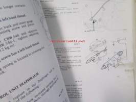 Jaguar XJ12, Daimler Double six series Repair Operations Manual -Korjausopas, Katso tarkemmat mallit ja sisällysluettelo kuvista