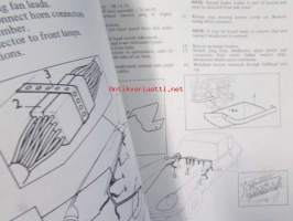 Jaguar XJ &quot;E&quot; Type series 3 V.12, Repair Operations Manual - Korjausopas, Katso tarkemmat mallit ja sisällysluettelo kuvista