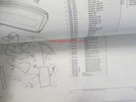 British Leyland Maxi 1500, 1750 an HL Parts Catalogue 1976 1st edition AKM 33 - varaosaluettelo
