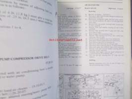 Jaguar XJ12, Repair Operation Manual - Korjausopas, Katso tarkemmat mallit ja sisällysluettelo kuvista